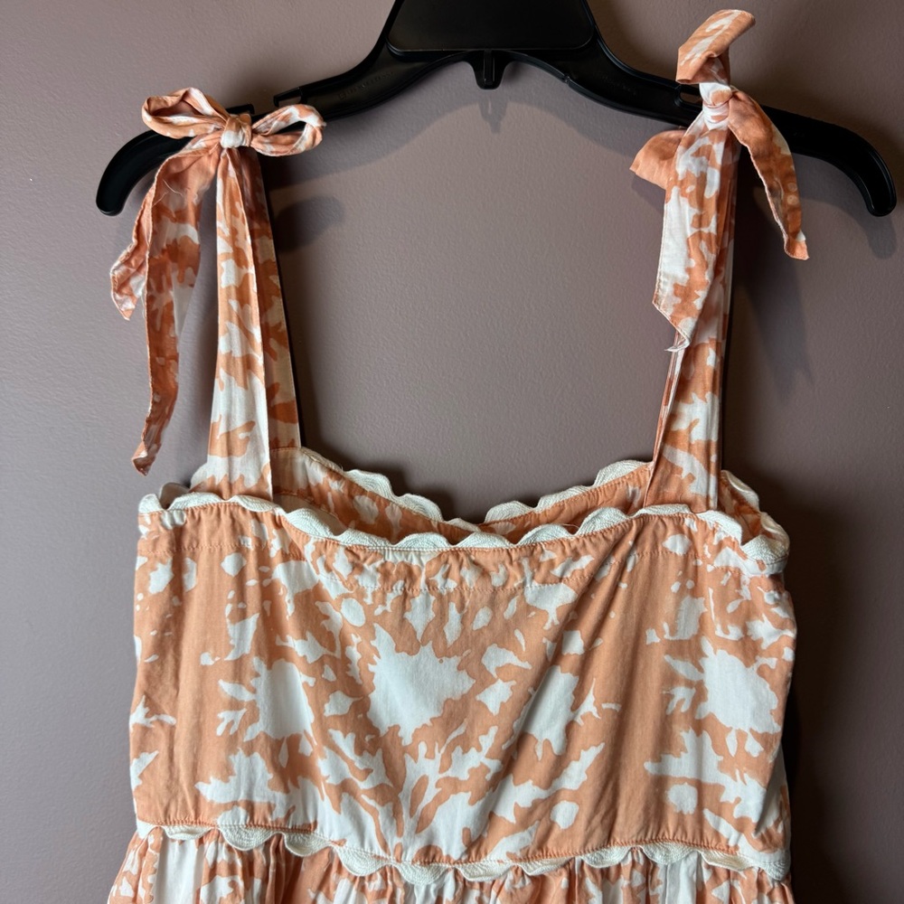 Juliet Dunn Pastel Palladio Tie Shoulder Midi Dress Tuckernuck Ric Rac - Picture 9 of 11